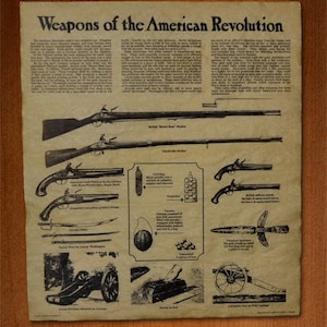 Weapons of the American Revolution (14&quot; x 16&quot;)