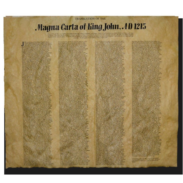 Magna Carta of King John 1215 (16 x 14)