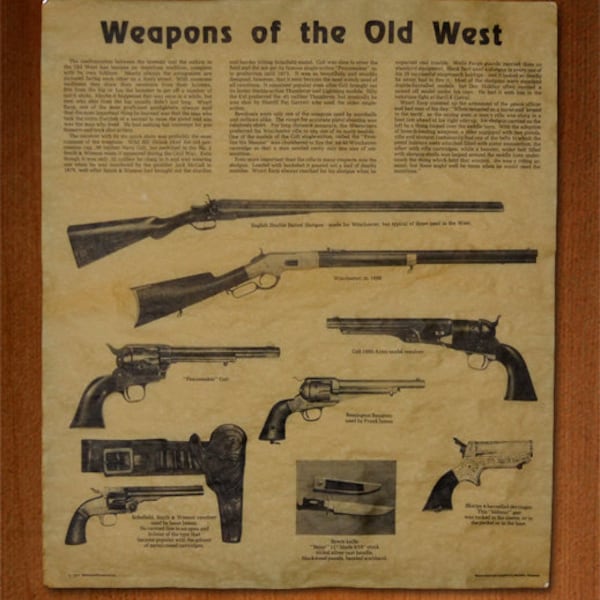 Weapons of the Old West (14" x 16")