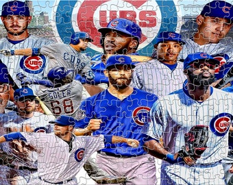Chicago Cubs Puzzle Etsy