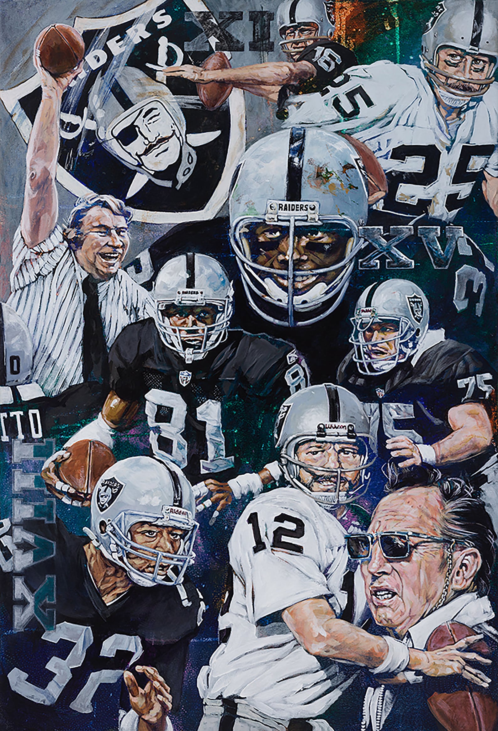 Oakland Raiders Jigsaw Puzzle Magic Gift For People Love Etsy