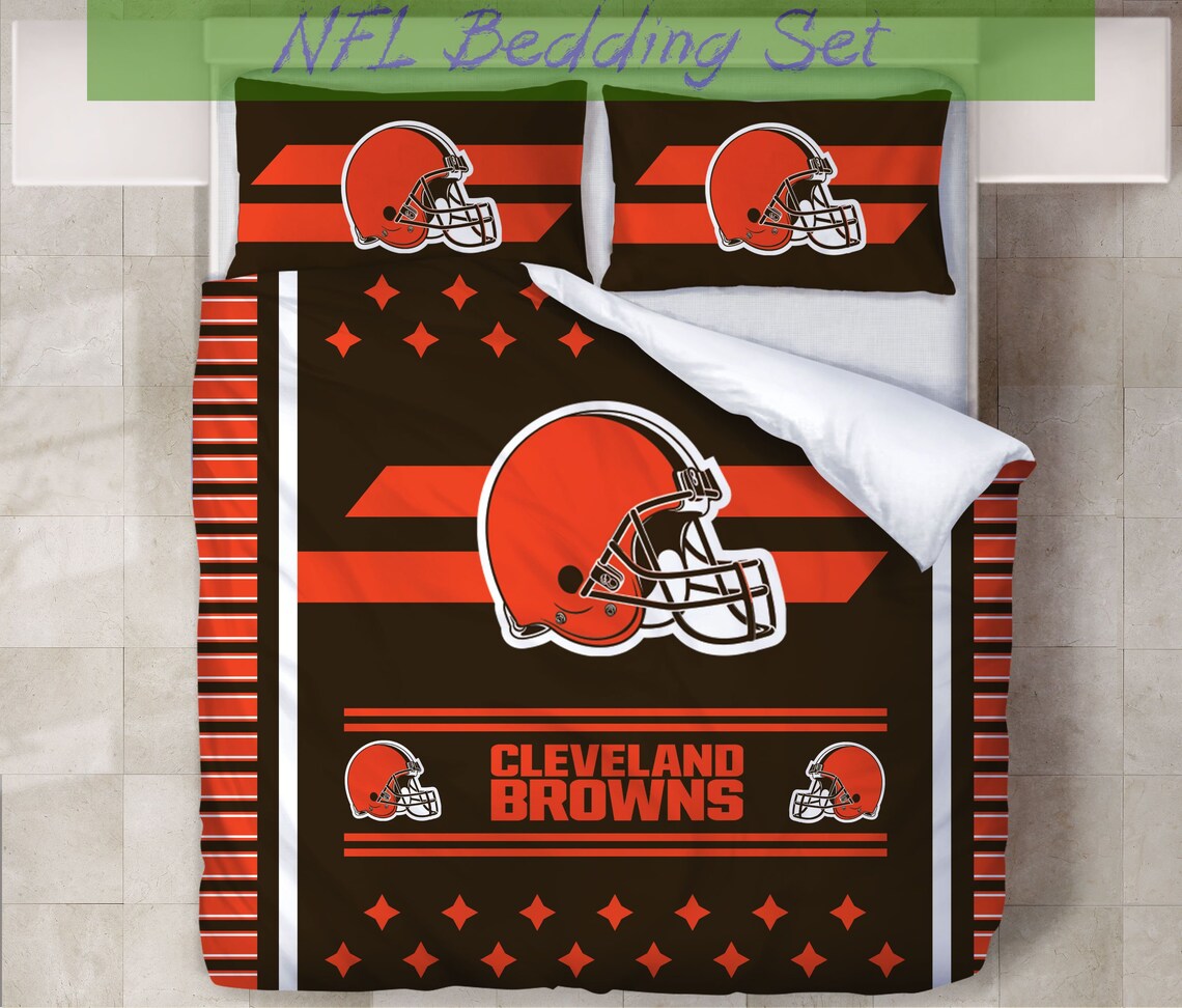 Cleveland Browns NFL Bedding Set 3D Print Gift For Lover