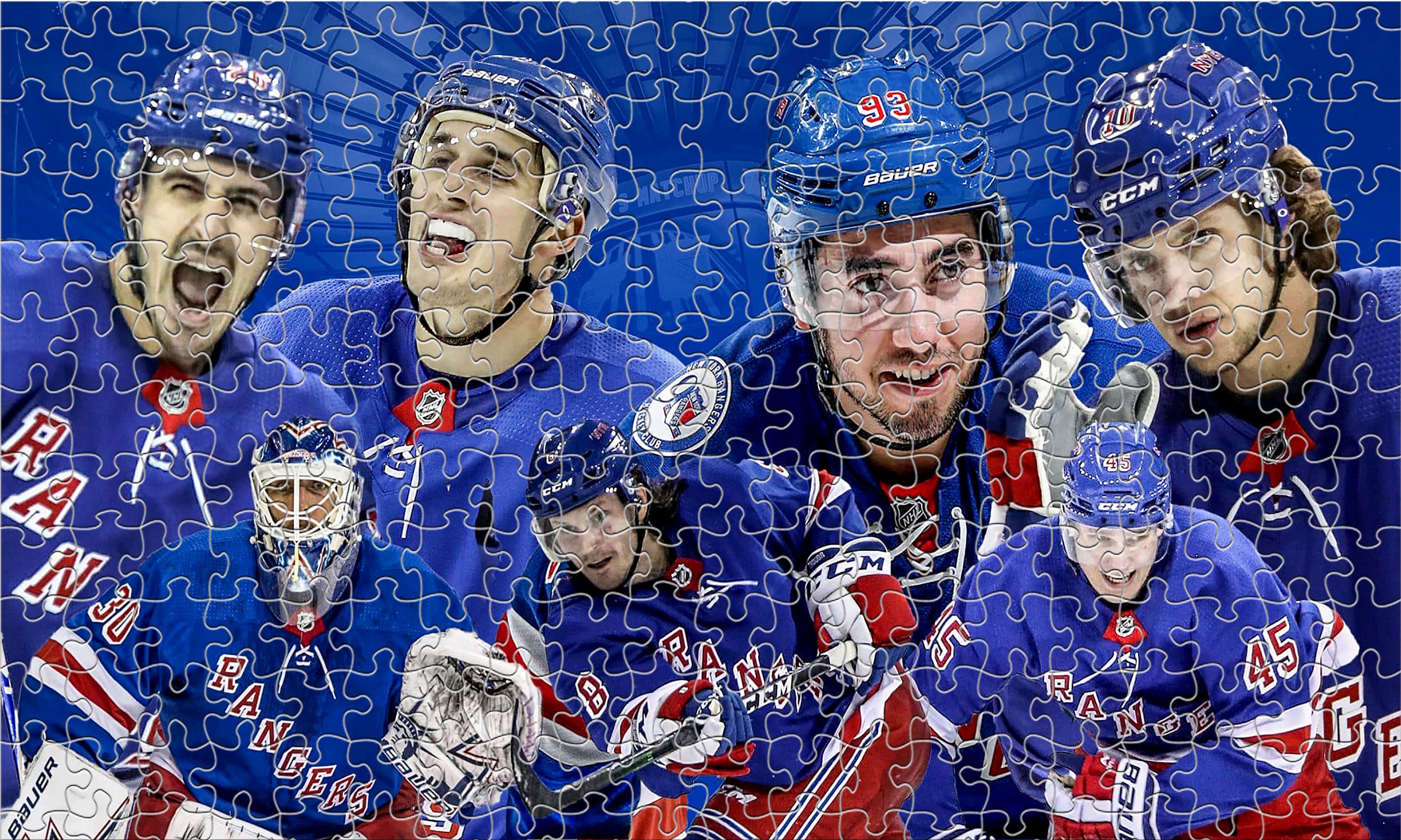 New York Rangers Jigsaw Puzzle Magic Gift 20 x 30 inches For Etsy