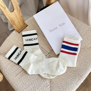 SALE - 2-Pack Fun Designed Cotton Crew Socks, Funky Unique Patterns, Creative Gift Idea