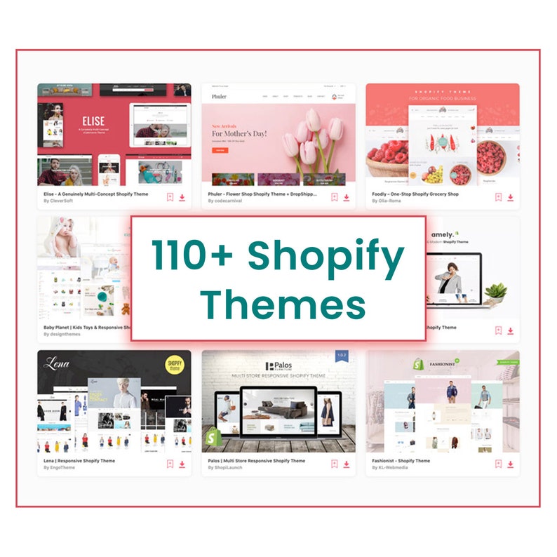 Premium 110+ Shopify Themes Shopify Theme Multipurpose Shopify Themes E-commerce Website Design Shopify Template Shopify Website Design