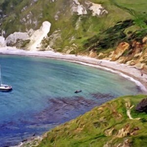 Lulworth Cove - Art Print Signed by Artist