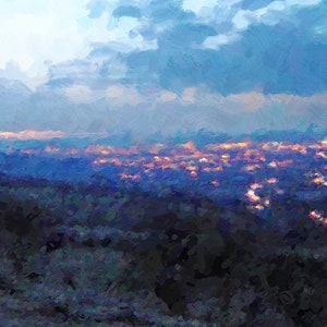 Barrow Wake - Impressionist Digital Art Print - Signed by Artist