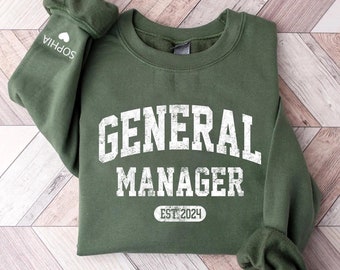 Custom Manager Sweatshirt, Manager Gift, Manager Gifts, Gift For Manager, Manager Tshirt, Best Manager, Friends Parody Sweatshirt, Grad Gift