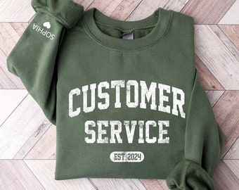 Personalized CSR Shirt, Customer Service Gift,Call Center Sweater,Phone Support Tee,Office Staff Shirt, Customer Rep Gift,Service Agent Gift