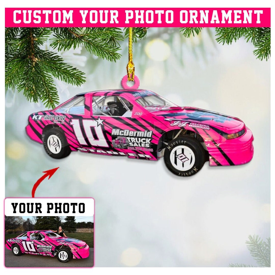 Custom Dirt Track Racing Shape Ornament, Best Gifts for Drag Racers ...