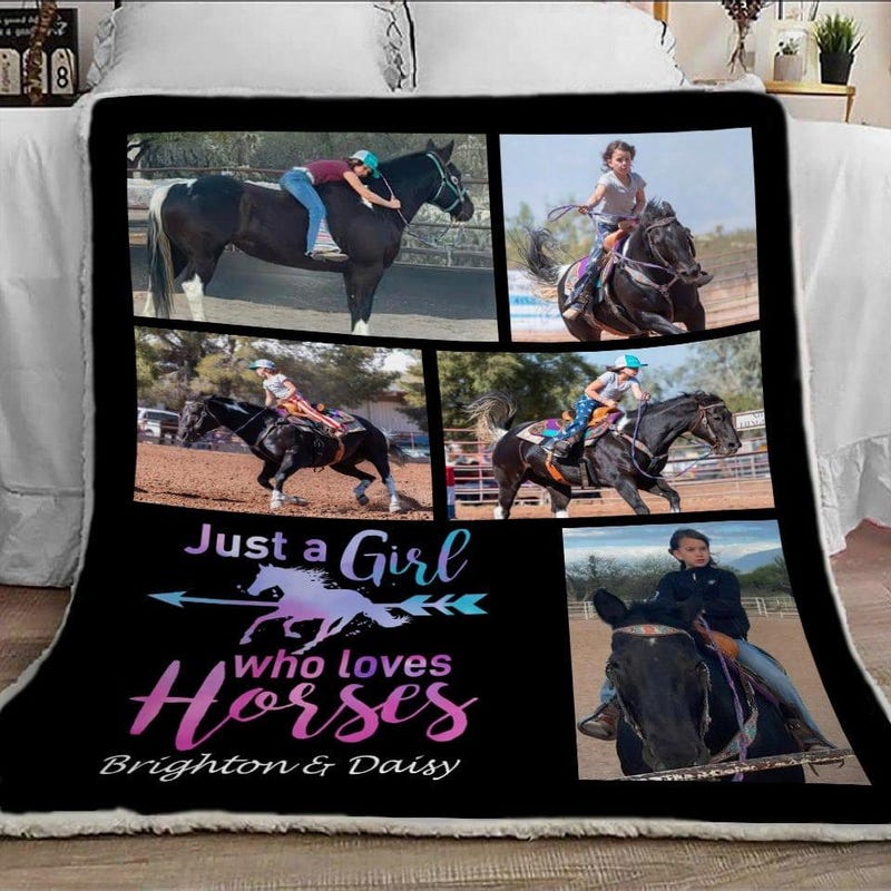 Personalized Horse Girl Quilt Bed Sets - Gift Idea For Girl/Horse Lovers - I Am The Storm main image 1