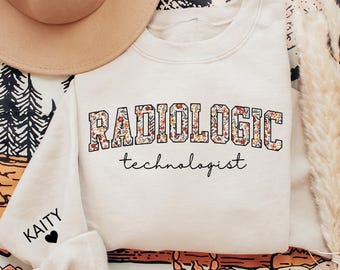 Custom Radiology Sweatshirt, Radiology Department Shirt, RAD Tech Sweater, Radiology Gift for Xray Tech, X-ray Technologist, MRI Tech Shirt