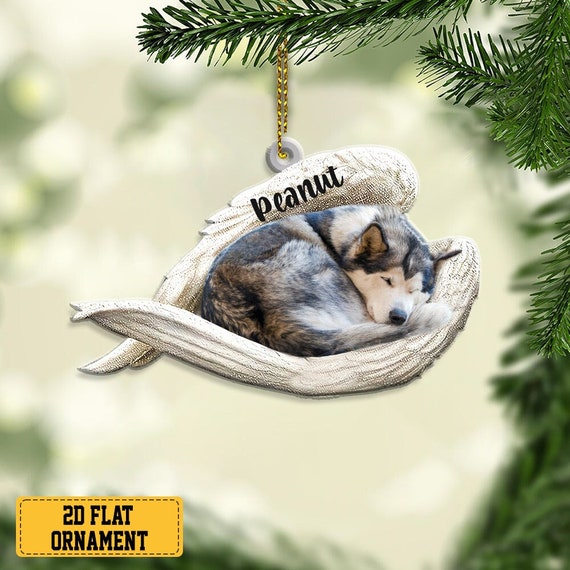 Malamute christmas ornament 2025