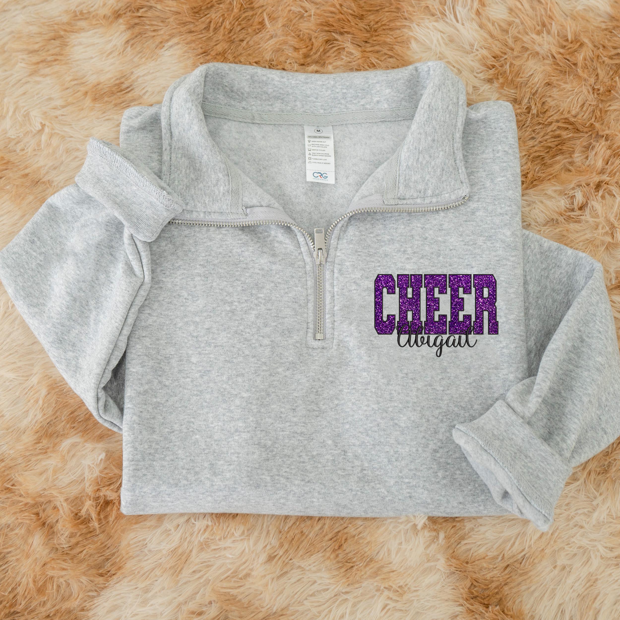 トップス OG Logo Glitter Half Zip Hoodie OG Logo Glitter Half Zip Hoodie – YZ