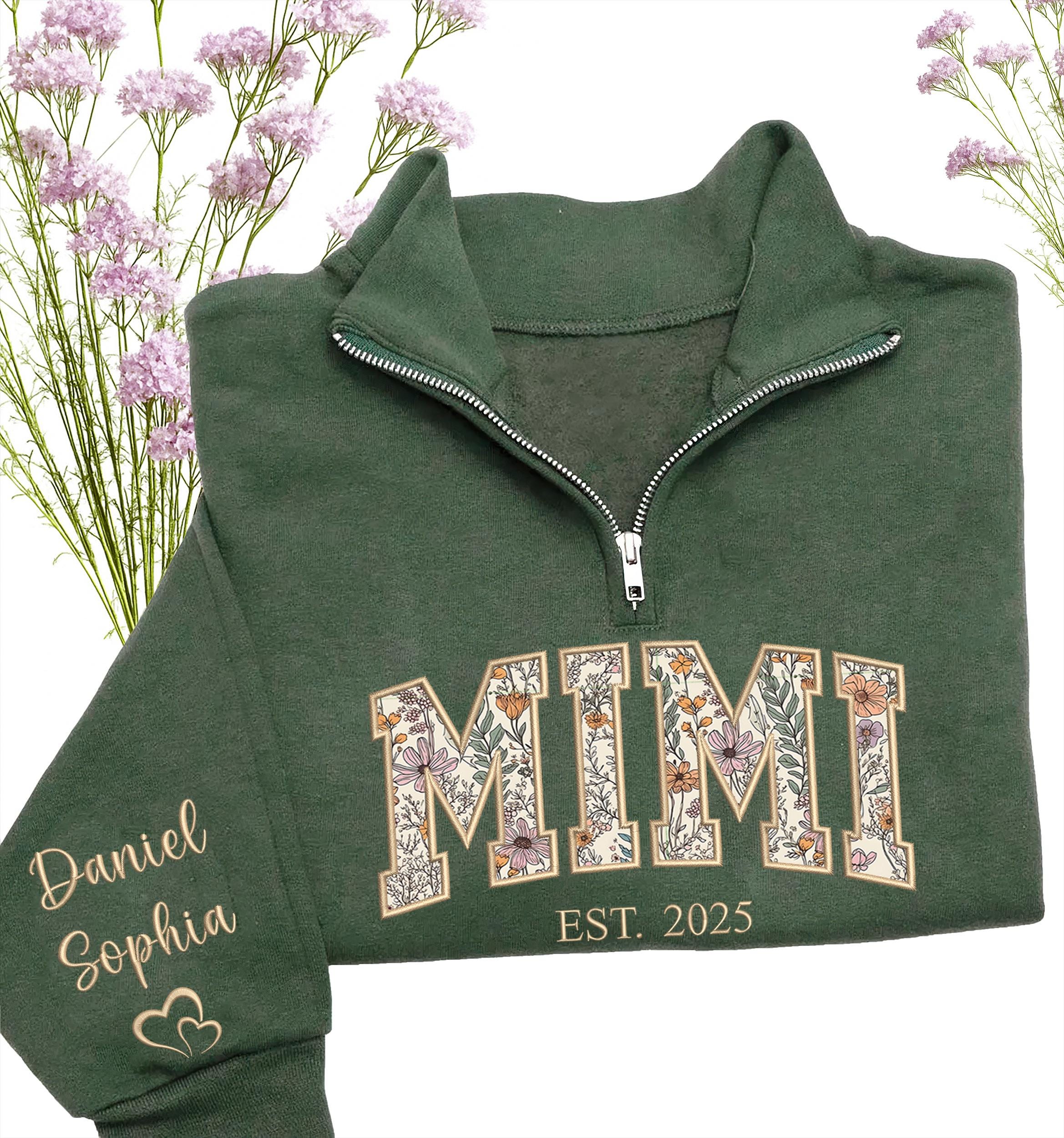 Mimi 1/4 Zip Sweatshirt - Etsy