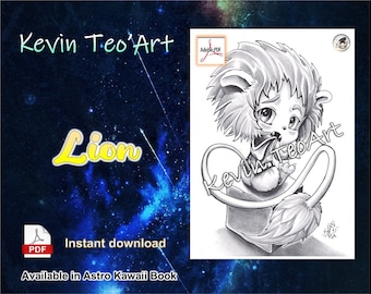 Astro Kawaii – Lion (Leo) / Kevin TeoArt