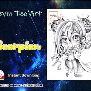 Astro Kawaii – Scorpion (Scorpio) / Kevin TeoArt