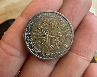 2 ユーロ硬貨フランス共和国 2002 - 2012 - Etsy 日本
