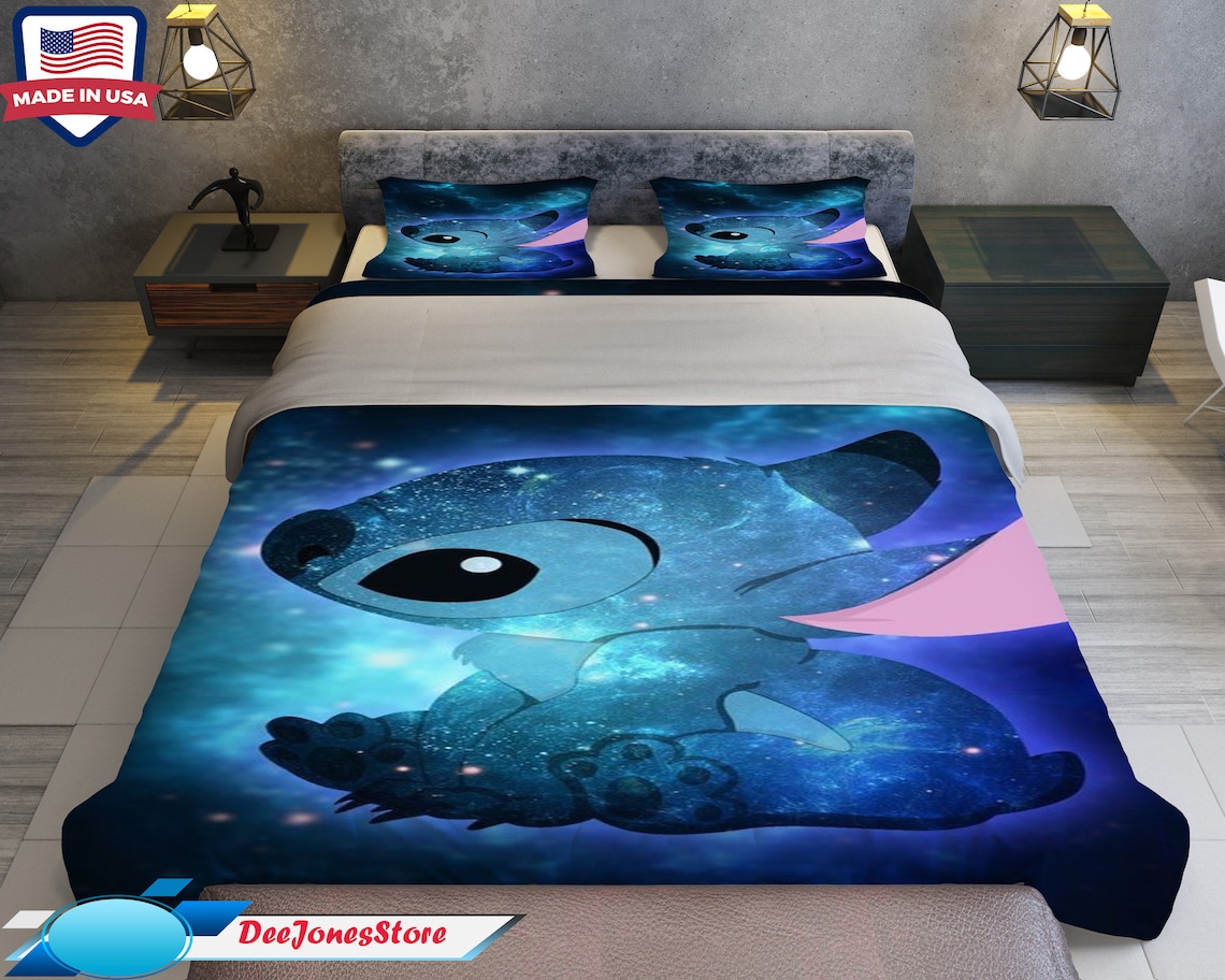 Lilo & Stitch Blanket Lilo and Stitch Bedding Set Duvet Etsy