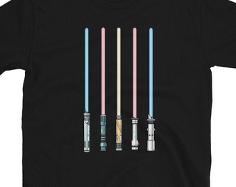 Funny Transgender Light Sword Tee - Transsexual and Transgender Science Fiction Gift - Transgender Nerd Shirt - Funny LGBTQ Pride