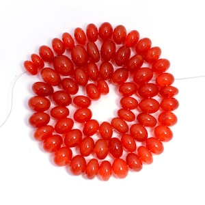 AAA Natural carnelian Smooth roundelle bead, Gorgeous natural Orange carnelian bead ,great quality gemstone , Carnelian Gemstone