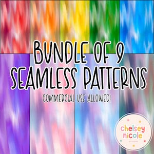 Painted Background Seamless Bundle ( Set of 9) Commercial use allowed | Pink Painted Seamless, Painted Simple Seamless file