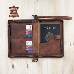 Portapassaporto personalizzato, custodia per passaporto in pelle, portapassaporto personalizzato, custodia per passaporto, portapassaporto da viaggio, regalo per lei, lui, mamma, papà