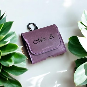 Leather Apple AirPods Case, AirPods Pro, Pro 2, AirPods 1-2, Airpods 3rd Gen, Custom Keychain, Soft Cover Airpods Case, Apple Earphones Case