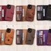 Custom Leather iPhone 13, 12, 11, 11 Pro, X, XS, XS Max, XR, 8, 7, 6 Plus Case, Detachable Magnetic Case, iPhone Card Holder, iPhone Wallet 