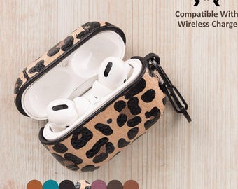 Leder Apple AirPods 1, 2, 3 & 4, Pro 1, 2, 3, Benutzerdefinierte Schlüsselanhänger Airpods Case, Full Cover Airpods Case, Kopfhörer Case