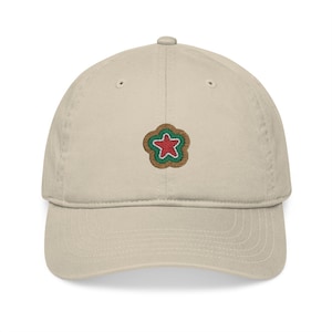 Embroidered Star Patch Hat, Retro 70s Dad Cap, "The Merit Patch" Outdoor Hat, Boho Hiking Apparel, Nature Lover Gift, Unisex