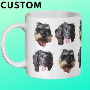 Custom Dog Mug - Dog MUm Coffee Mug - Custom Dog Gift - Dog Picture On Mug - Dog Lover Gift - Personalised tea cup Gift Present for Birthday
