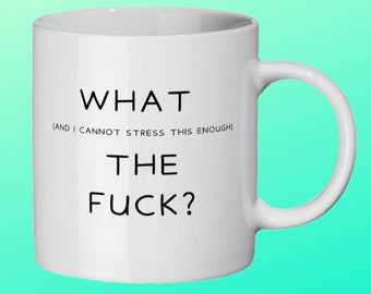 Rude Mug, funny Mug, gift for colleague, gift for women funny friend gift, funny Gift for her, swear gift, Self gift. Gift for him. Birthday