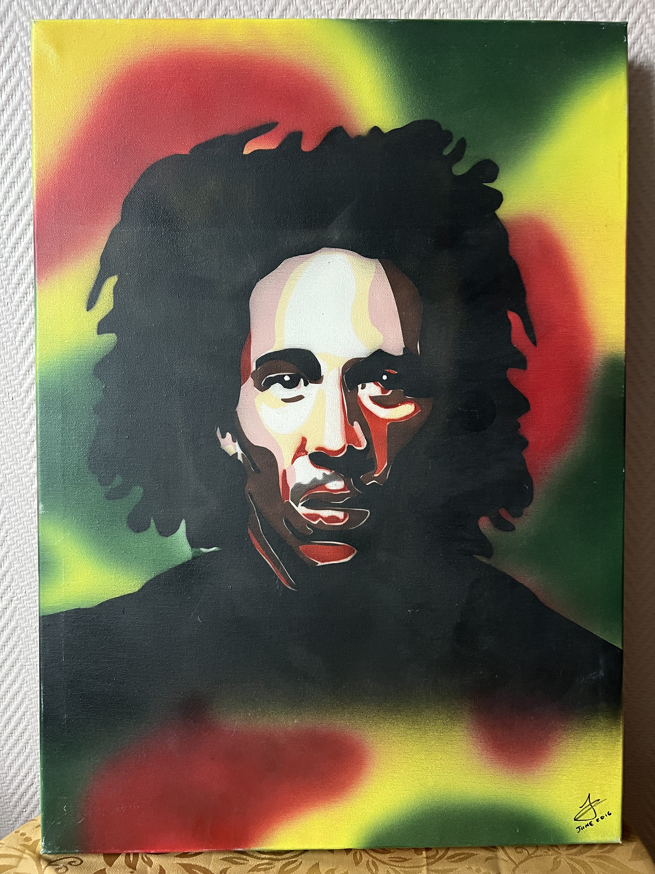 Bob Marley Oil Painting Original - Etsy