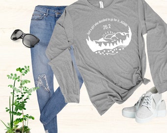 Marathon Shirt | Runner Shirt | Jersey Long Sleeve Tee