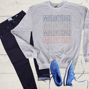 Marathon Sweatshirt | Crewneck Sweatshirt