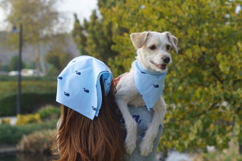 Blue Whale Dog Bandana Personalized, Teddy&Co. image 1