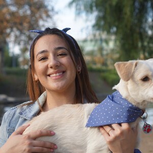 Dainty Blue Dog Bandana Personalized, Teddy&Co. image 4