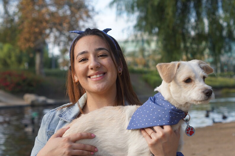 Dainty Blue Dog Bandana Personalized, Teddy&Co. image 4