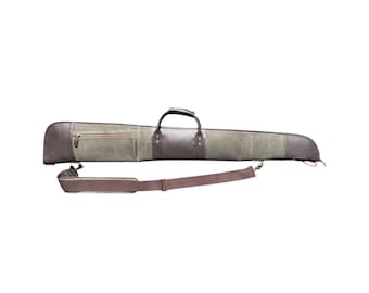 Green Waxed Canvas Leathe Henry Rifle case | Ships Out Same Day!