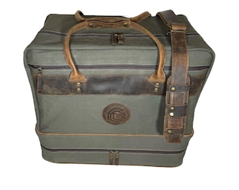 Canvas Leather Boot Bag | Ships Out Same Day!