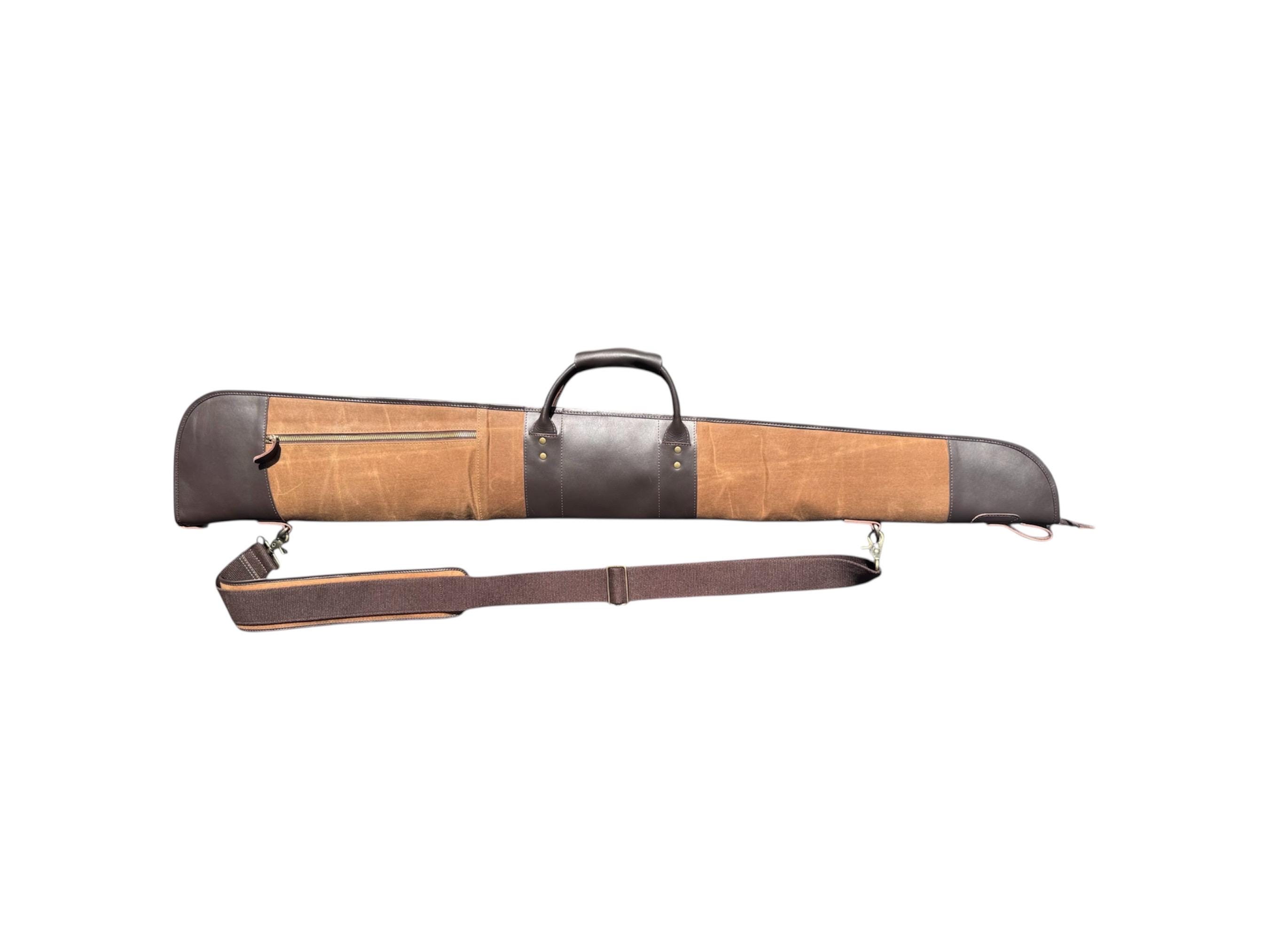 Brown Waxed Canvas Leathe Henry Rifle Case | Ships Out Same Day