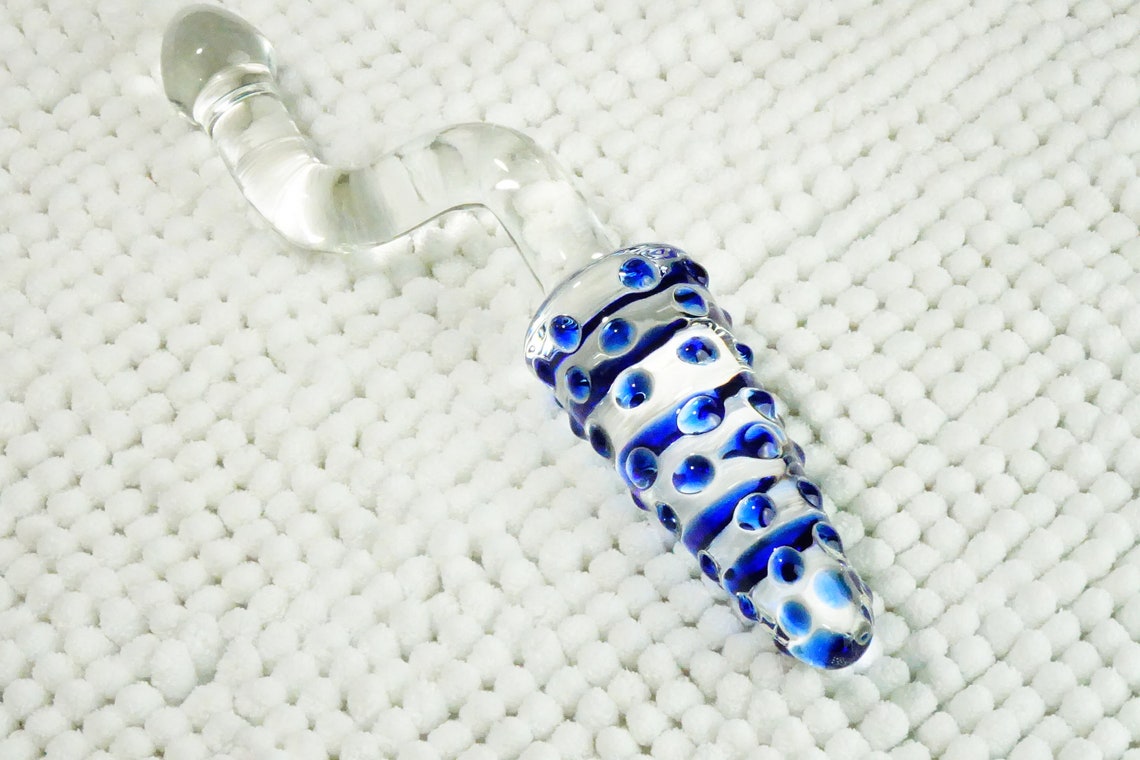 4 Inch Glass Dildo/anal Plug - Etsy