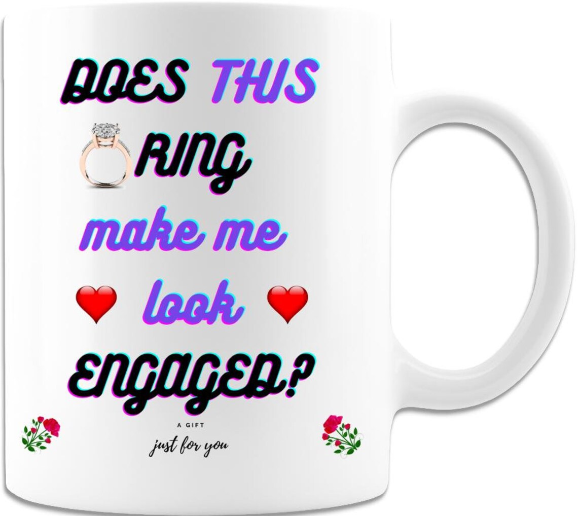 ENGAGEMENT TEA CUP New Couple Mug Newly Engaged Gift Etsy