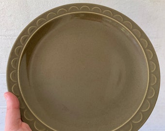 Sheffield Granada Green Serving Set by Homer Laughlin BONUS 2 Serving Spoons 6 Pieces