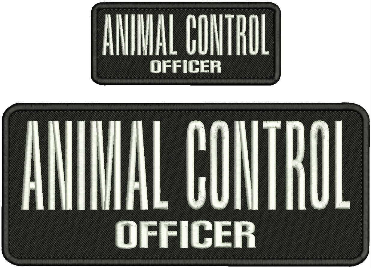 Animal Control Officer Embroidery Patches 4x10 and 2x5 Hook on Etsy