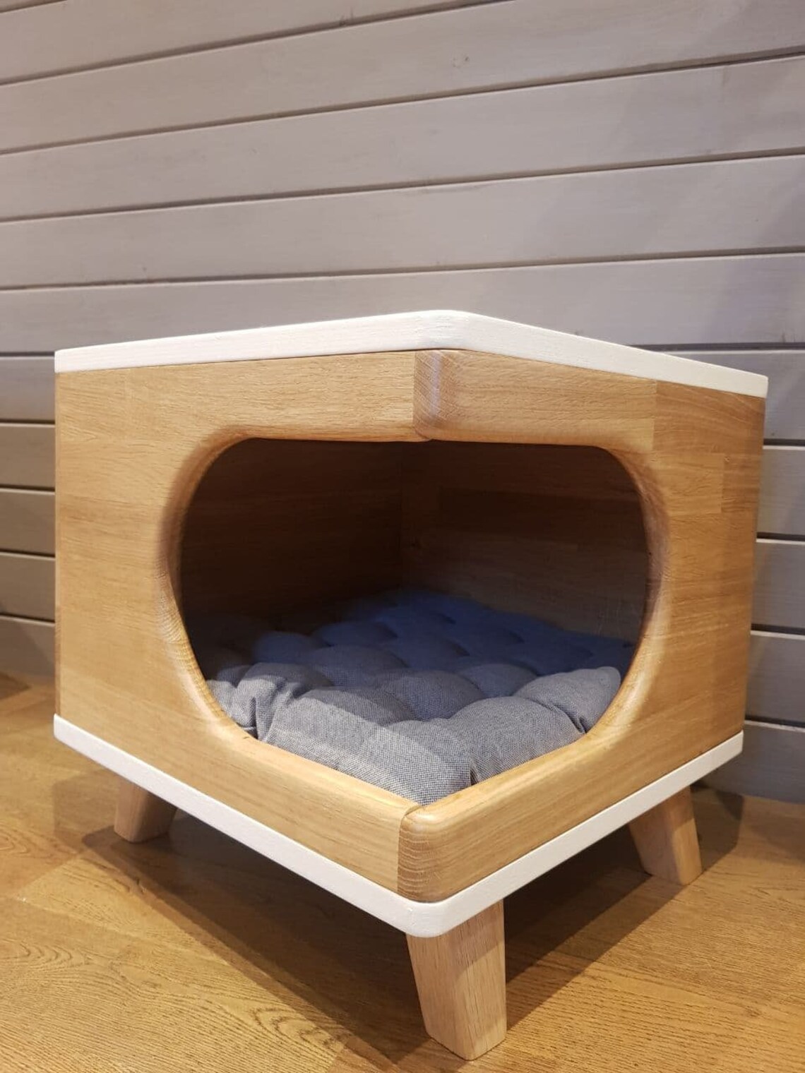 Cat House Nightstand multifunctional Bedside Table /cat Etsy