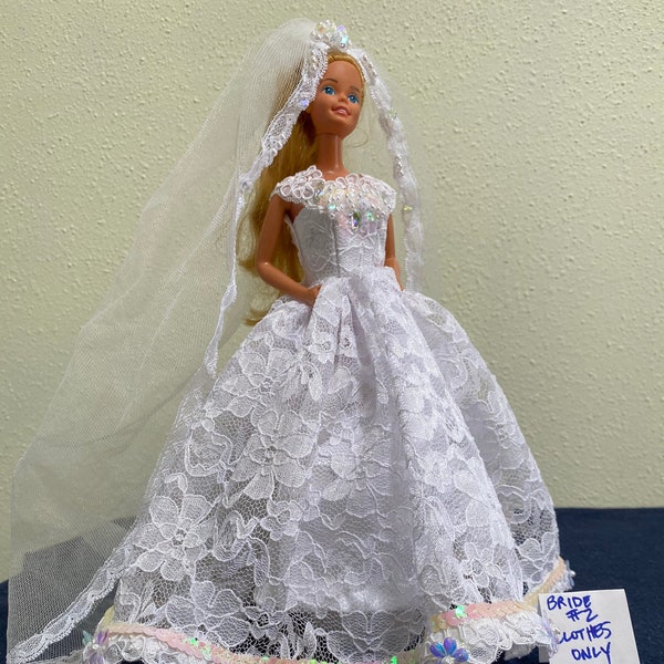 Barbie Wedding Veil Etsy