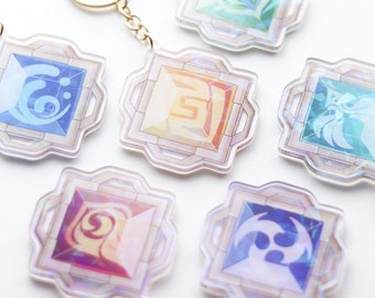 Genshin Impact Liyue Vision - Acrylic Charm