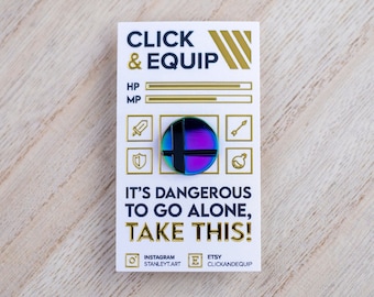 Smash Ball - Mini Enamel Pin